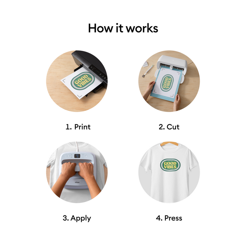 Cricut Printable Iron-On For Light Fabrics