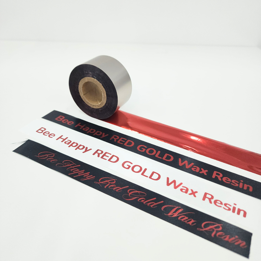 Bee Happy Wax Resin Ribbon 30mm x 200m