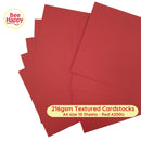 Bee Happy 216gsm Textured Cardstocks A4 Size 10 Sheets - Neutrals & Basics