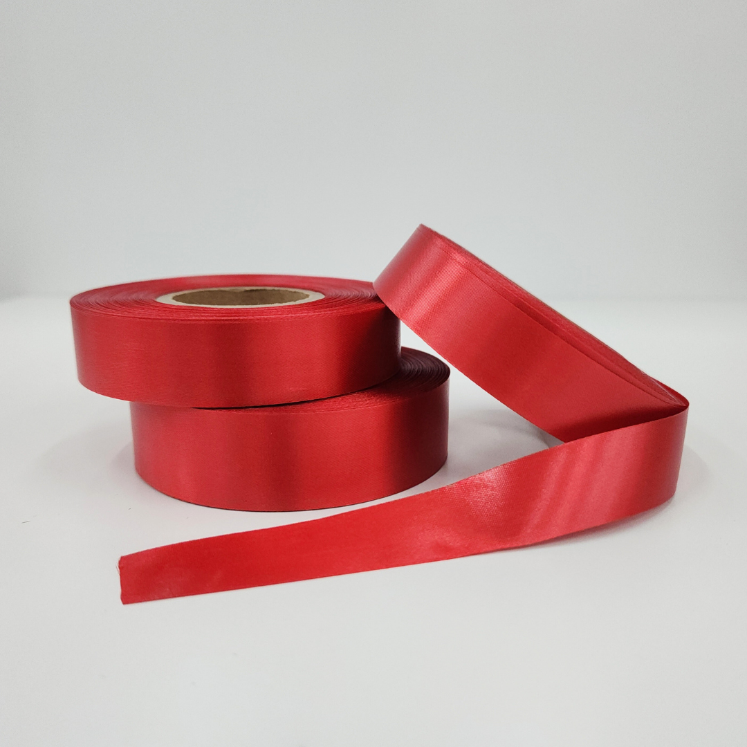 Bee Happy Premium Satin Ribbon Roll – 50 Meters (15mm / 20mm / 25mm)