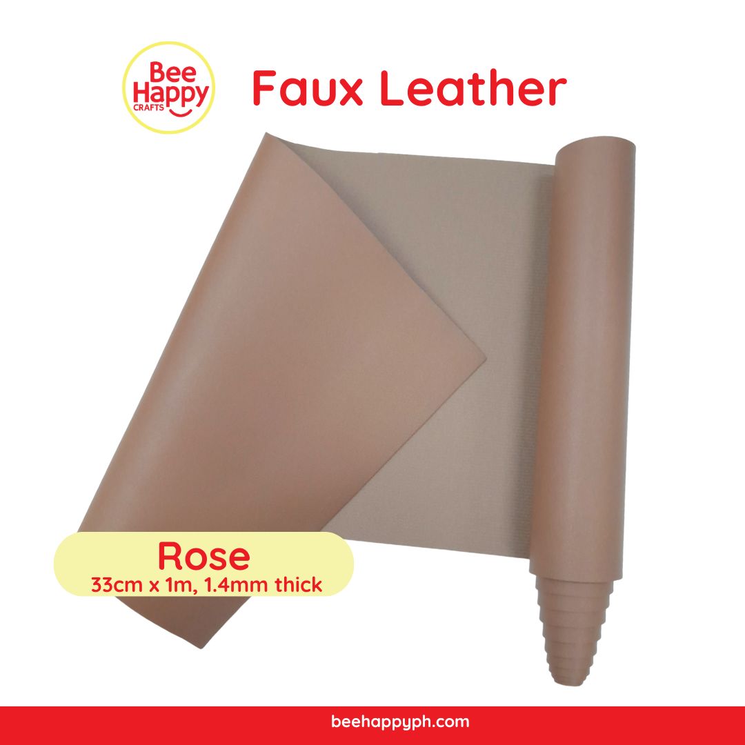 Bee Happy Thick Faux leather 33cm x 1m For Cricut, Silhouette, Sizzix and Brother