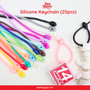 Bee Happy Silicone Keychain (25pcs)