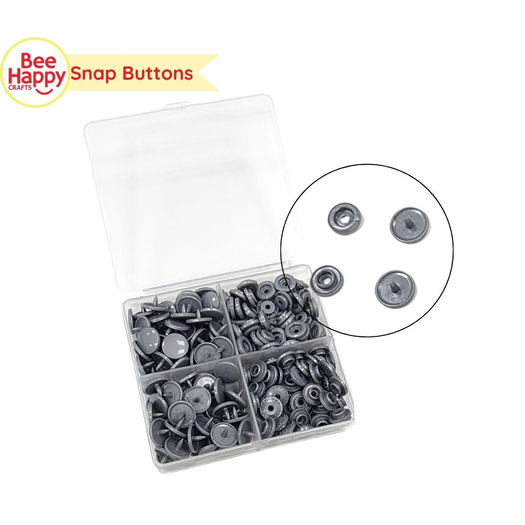 Bee Happy Snap Buttons 50 sets (200pcs)