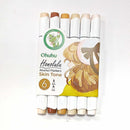 Ohuhu Honolulu Alcohol Markers 6 colors Brush & Chisel Y30-80403-51, Y30-80403-52, Y30-80403-53