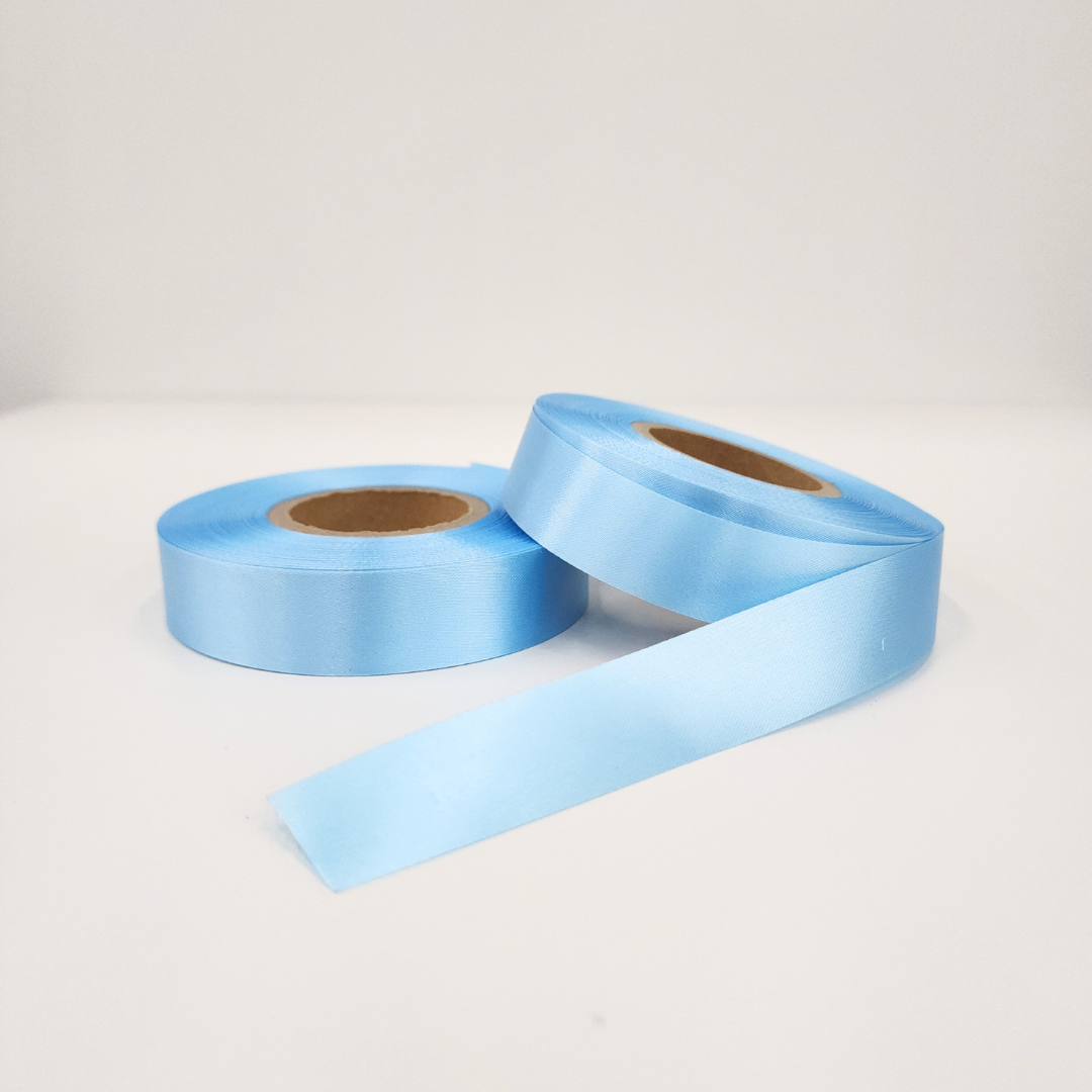 Bee Happy Premium Satin Ribbon Roll – 50 Meters (15mm / 20mm / 25mm)
