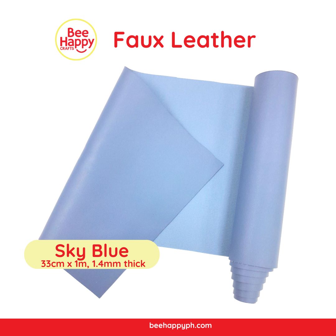 Bee Happy Thick Faux leather 33cm x 1m For Cricut, Silhouette, Sizzix and Brother