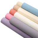 Bee Happy Faux Leather Sheets - Smooth Solid Color 9pcs