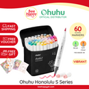 Ohuhu Alcohol Markers Honolulu S 60 Illustration Brush & Soft Chisel Dual Tips Y30-80405-38