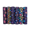 Bee Happy Faux Leather Sheets - Solar System Planet Series 6pcs