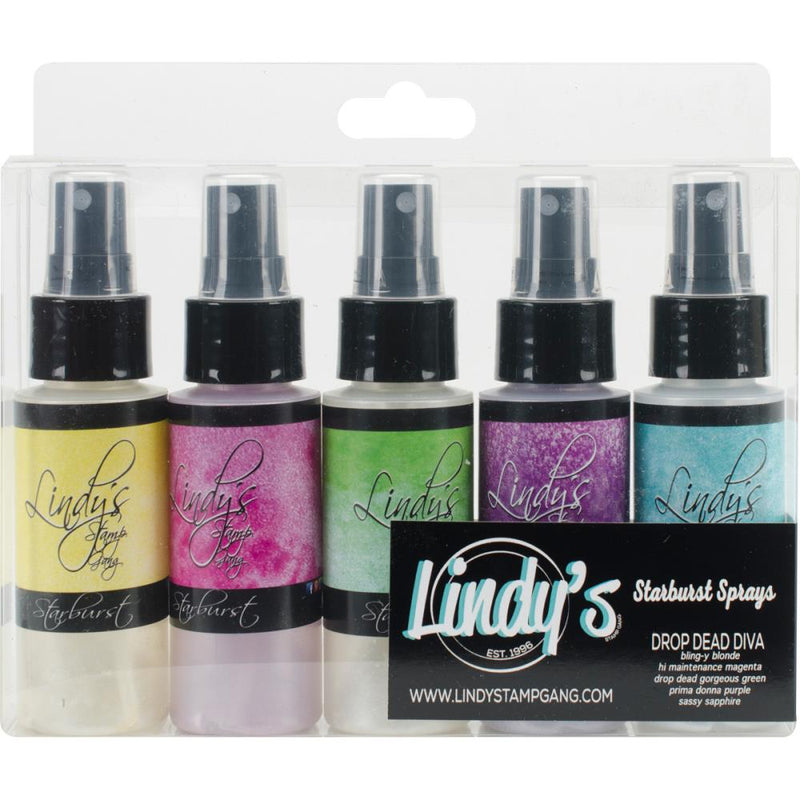 Lindy's Stamp Gang Starburst Sprays 2oz 5/Pkg