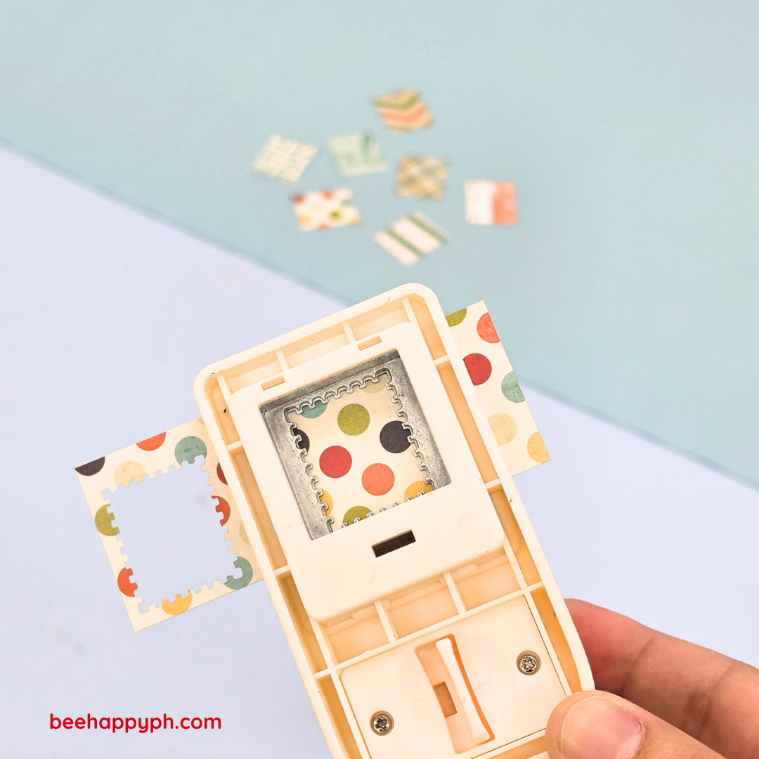 Bee Happy Journaling Punchers (Stamp, Square, Hexagon, Circle Shape Punch)