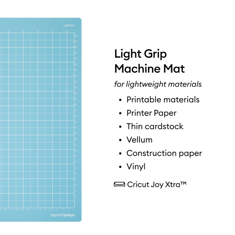 Cricut Joy Xtra™ Light Grip Machine Mat 8.5" x 12"