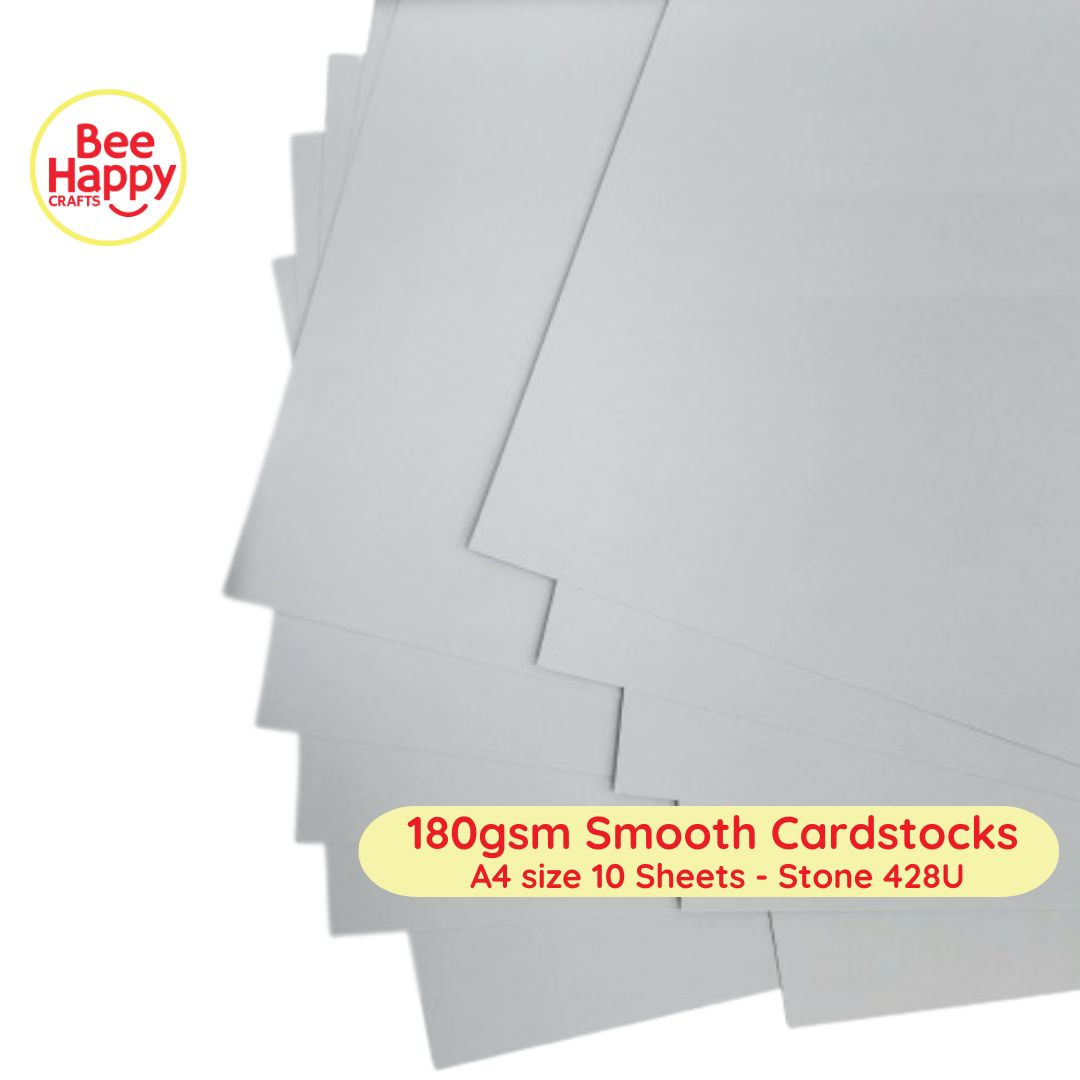 Bee Happy 180gsm Smooth Cardstocks 10 Sheets