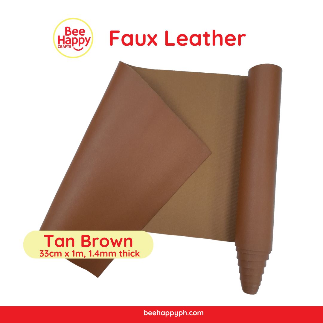 Bee Happy Thick Faux leather 33cm x 1m For Cricut, Silhouette, Sizzix and Brother