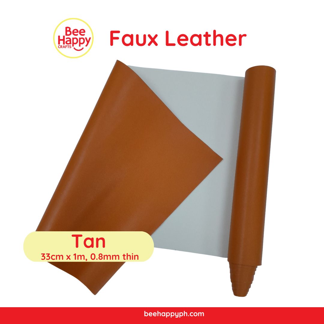 Bee Happy Thin Faux leather 33cm x 1m For Cricut, Silhouette, Sizzix and Brother