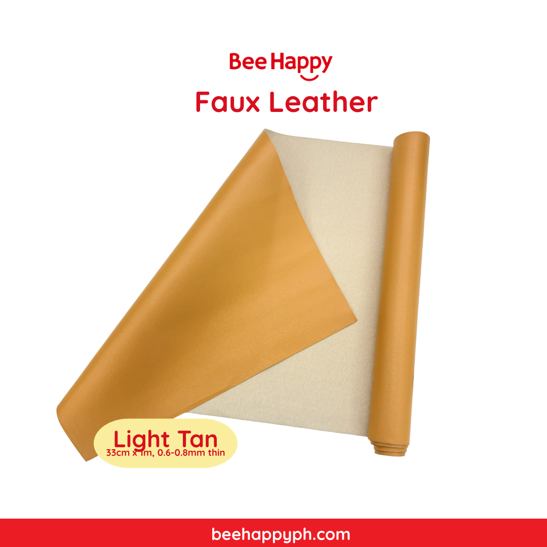Bee Happy Thin Faux leather 33cm x 1m For Cricut, Silhouette, Sizzix and Brother