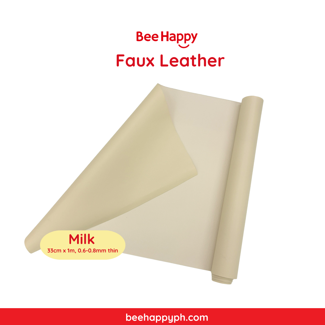 Bee Happy Thin Faux leather 33cm x 1m For Cricut, Silhouette, Sizzix and Brother