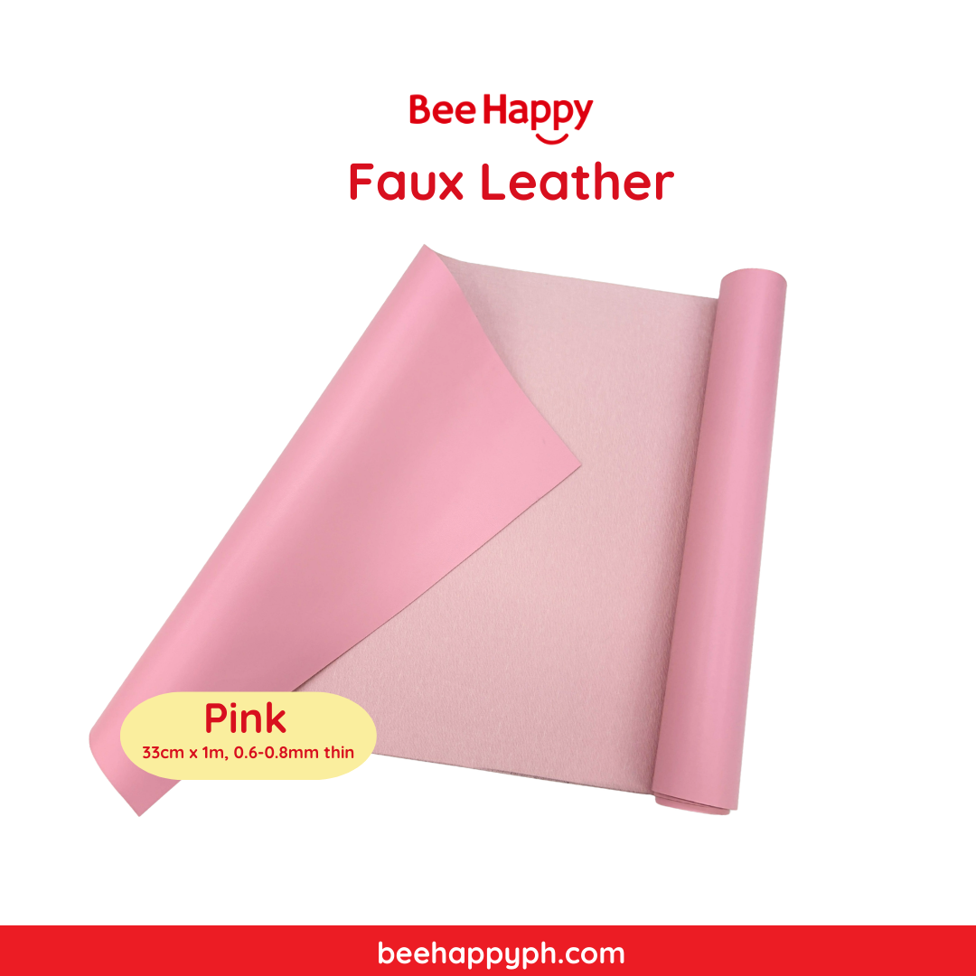 Bee Happy Thin Faux leather 33cm x 1m For Cricut, Silhouette, Sizzix and Brother