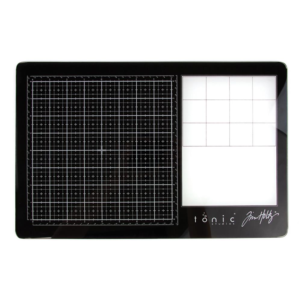 Tim Holtz Tonic Studios Travel Glass Media Mat 10.25