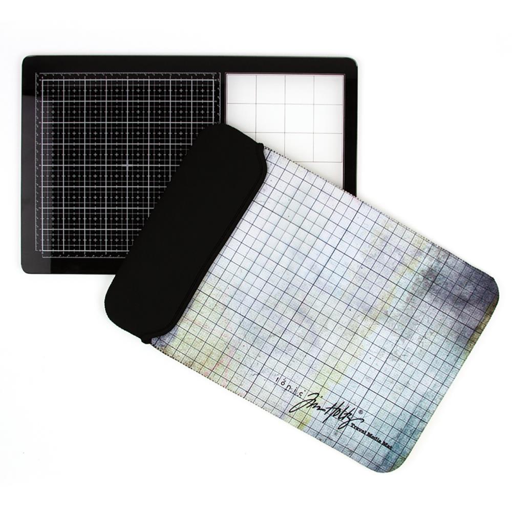 Tim Holtz Tonic Studios Travel Glass Media Mat 10.25