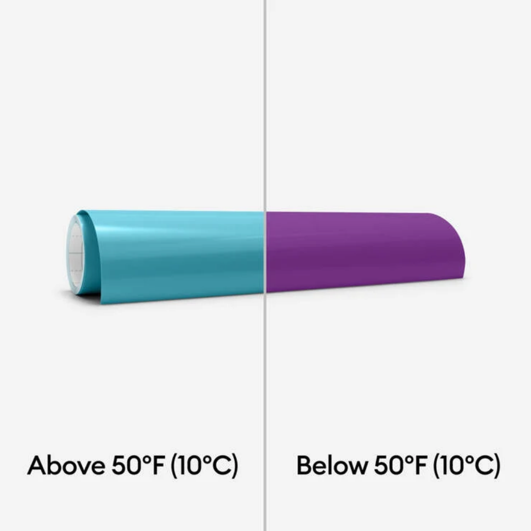 Cricut Cold-Activated Color-Changing Vinyl - Permanent 12 in x 24 in (30.5 cm x 61 cm)