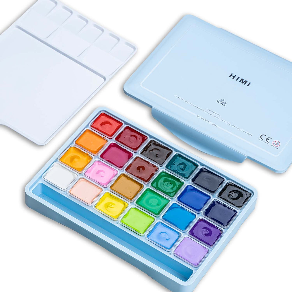 MIYA HIMI Gouache Paint Set Jelly Cup 24 Colors