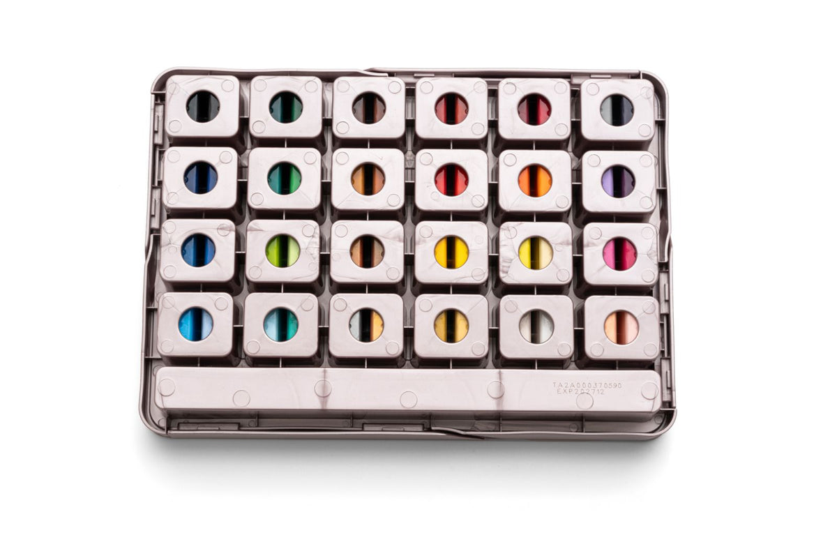 MIYA HIMI Acrylic Paint Set Jelly Cup 36 & 48 Colors (No Brush Included) Twin Cups