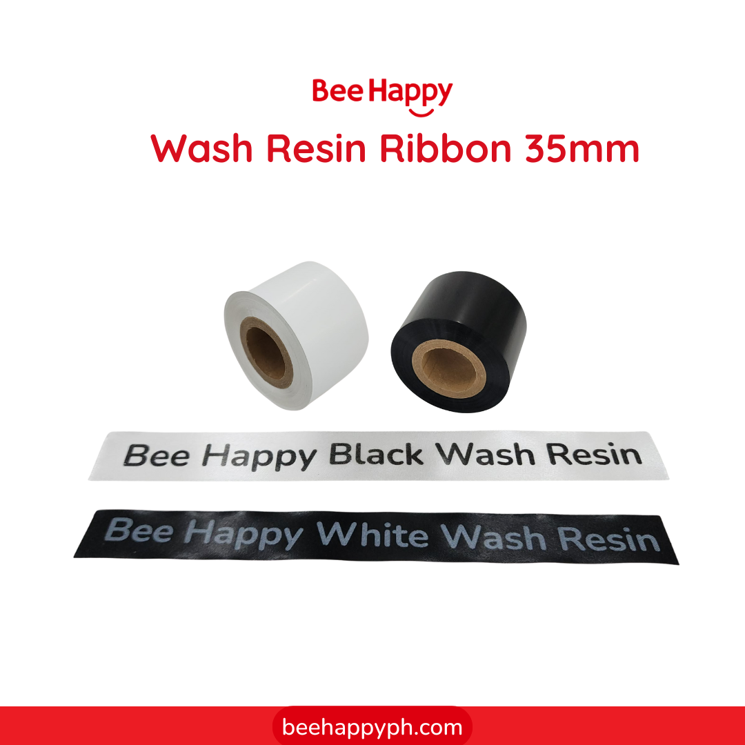 Bee Happy Wash Resin Ribbon 30mm x 200m