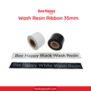 Bee Happy Wash Resin Ribbon 35mm