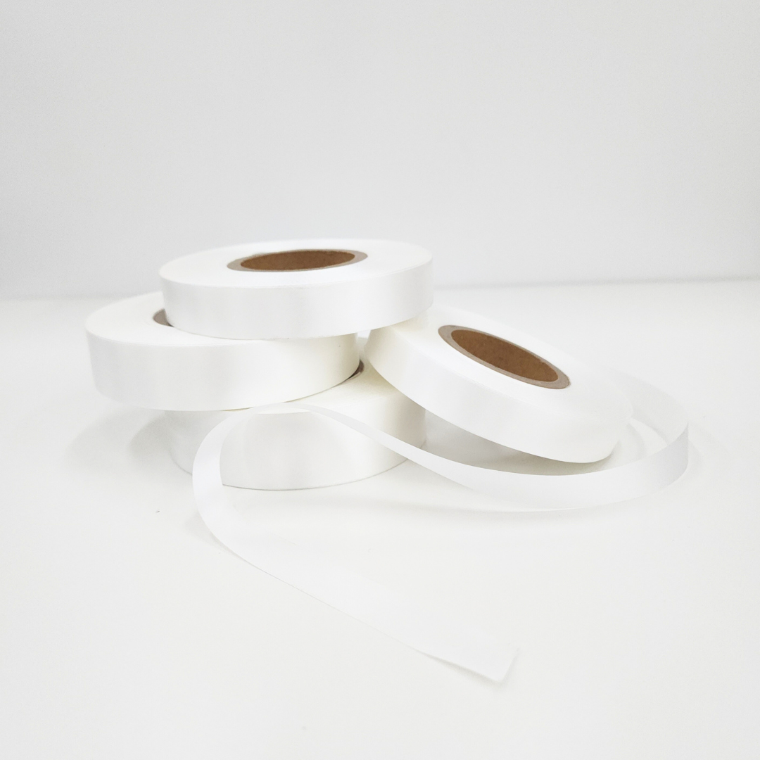 Bee Happy Premium Satin Ribbon Roll – 50 Meters (15mm / 20mm / 25mm)