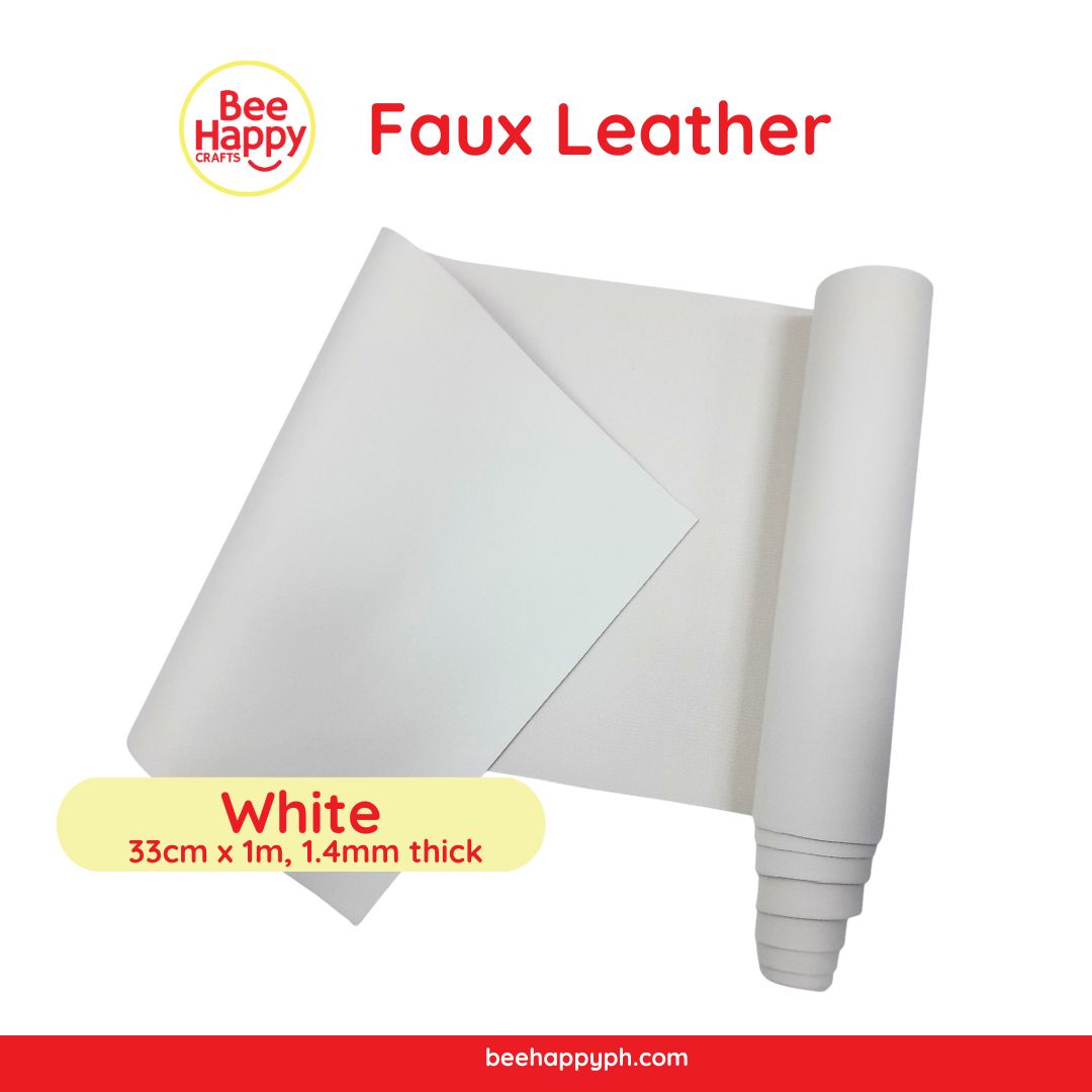 Bee Happy Thick Faux leather 33cm x 1m For Cricut, Silhouette, Sizzix and Brother