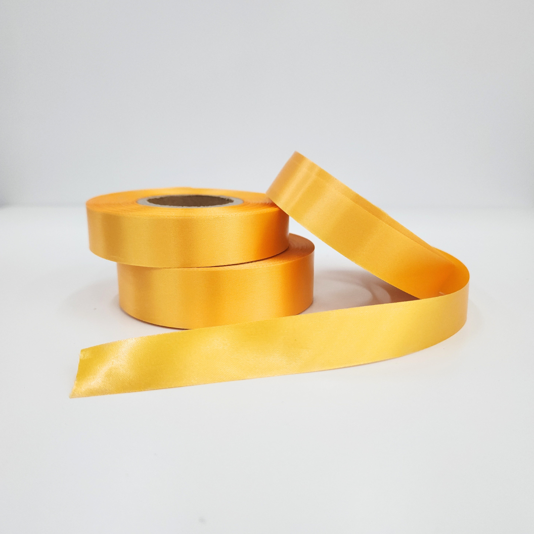 Bee Happy Premium Satin Ribbon Roll – 50 Meters (15mm / 20mm / 25mm)