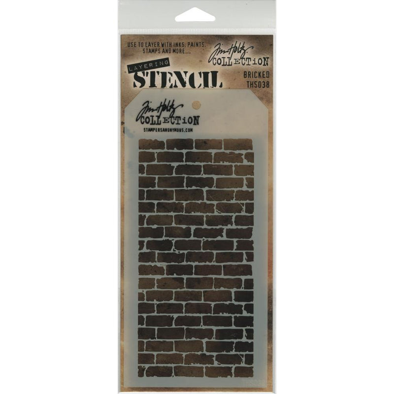 Stampers Anonymous Tim Holtz Bricked Layered Stencil Set