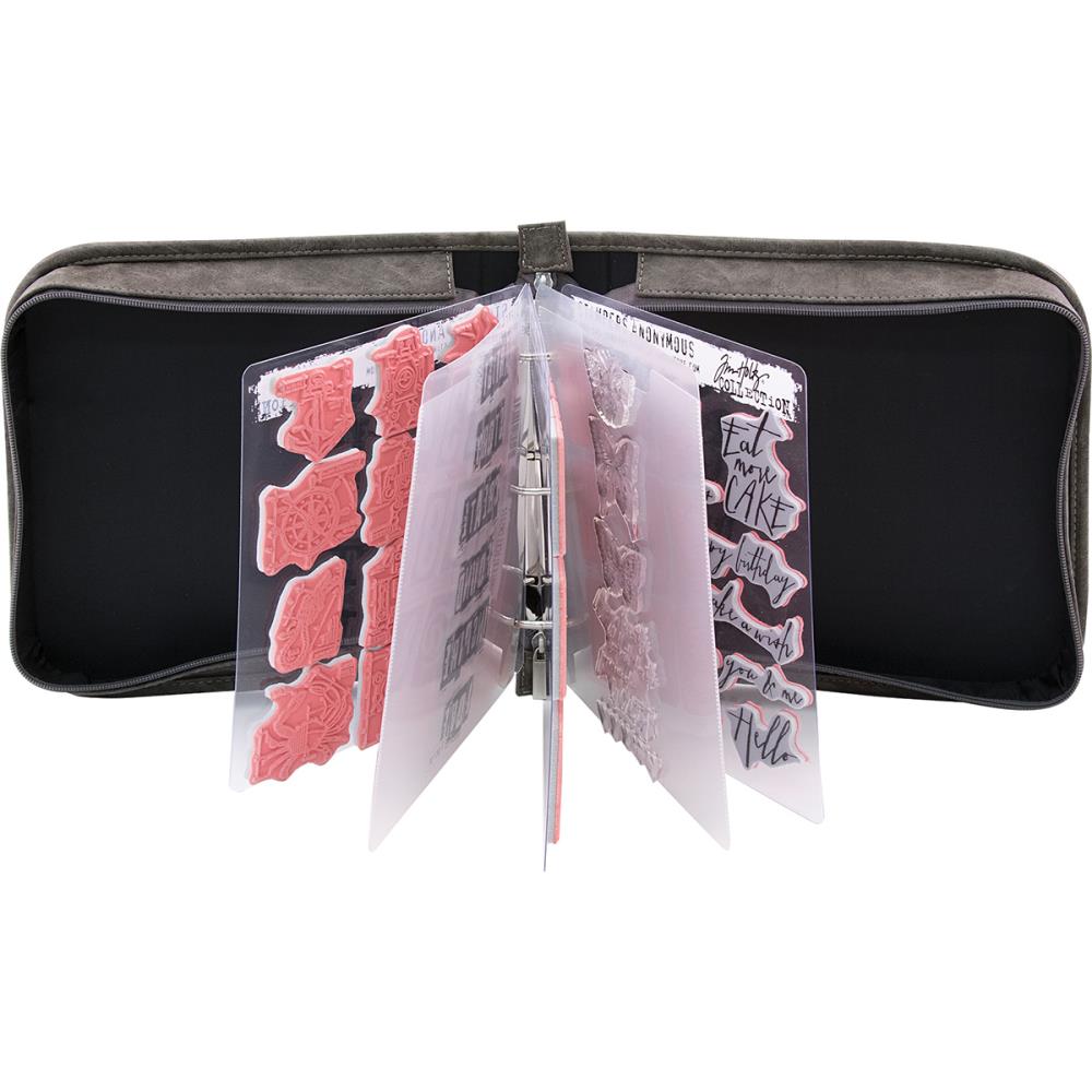 Tim Holtz Storage Studios Stamp Storage Binder