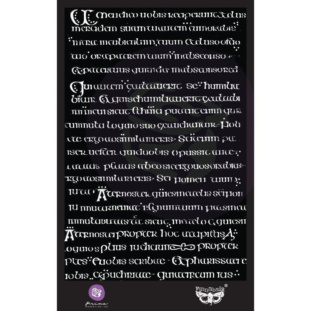 Finnabair Manuscript Stencil 6