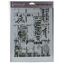 Dress My Craft Ladger Script Stencil A4
