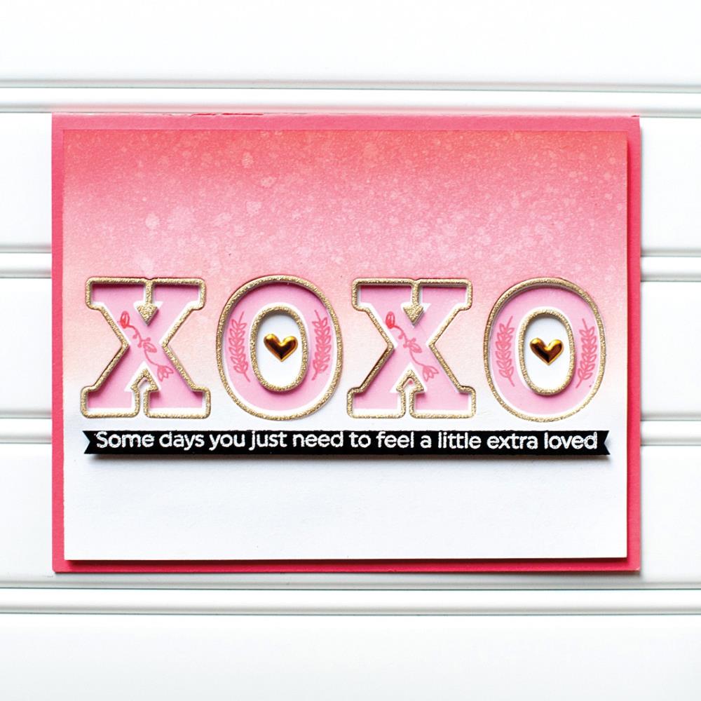 Pinkfresh Studio Adore Alpha Clear Stamp Set 6