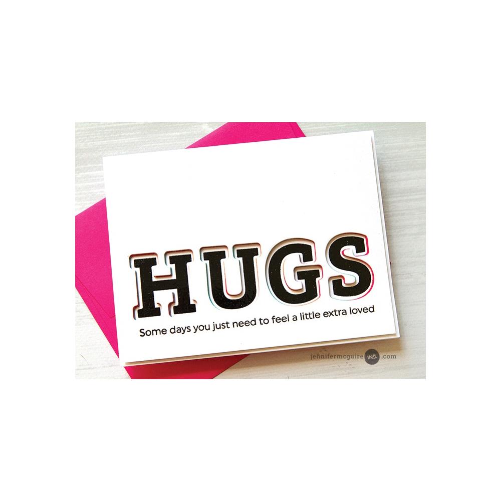 Pinkfresh Studio Adore Alpha Clear Stamp Set 6