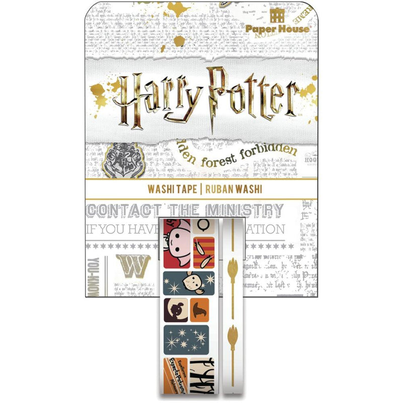 Paper House Harry Potter(TM) - Chibi Scenes Washi Tape 2/Pkg
