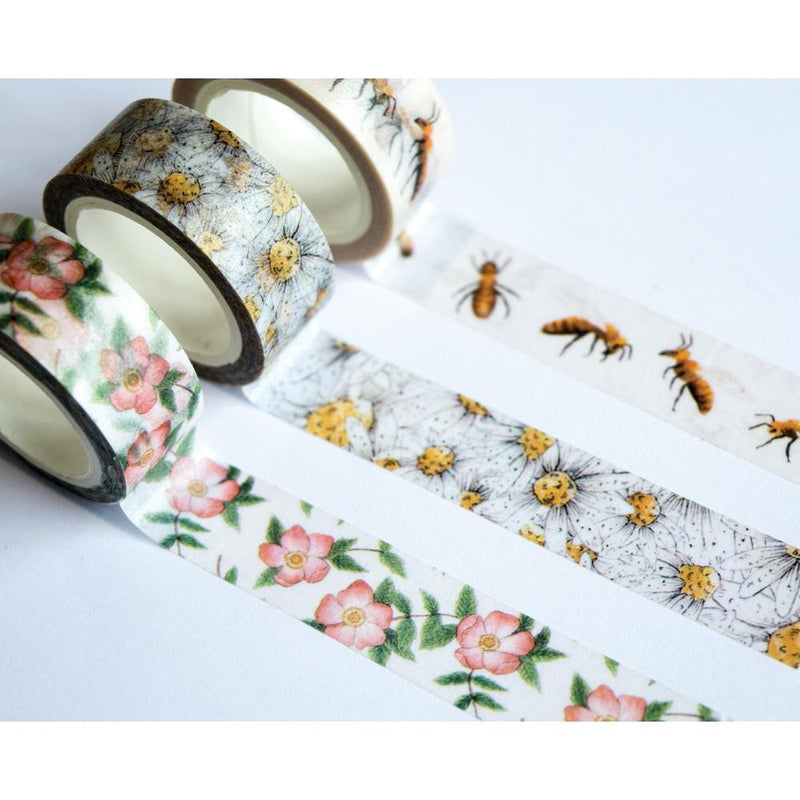 Craft Consortium At Home In The Wildflowers Washi Tape 3/Pkg