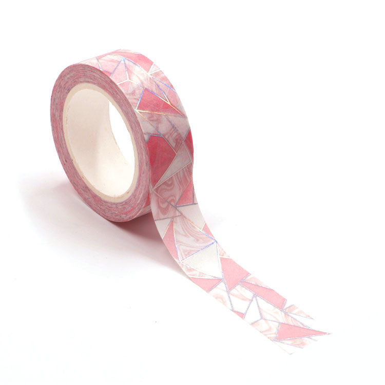 Broken Glass ShardsHolographic Foil Washi Tape 15mm x 10m