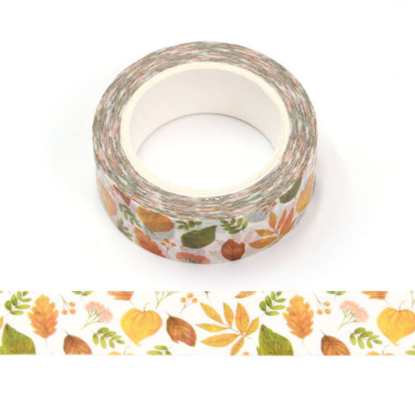 Autumn Leaves Washi Tape 15mm x 10m