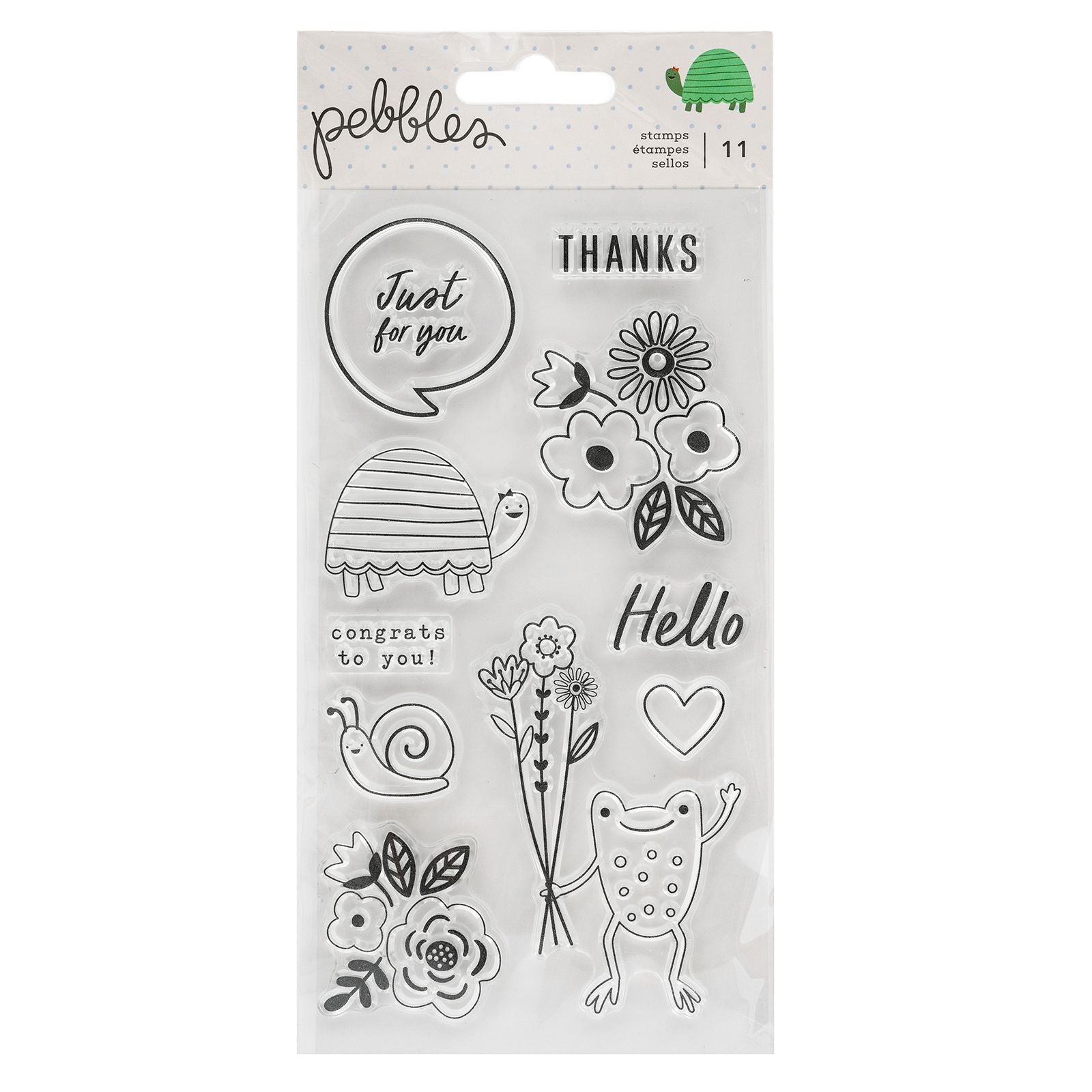 Pebbles Kid at Heart Acrylic Stamp