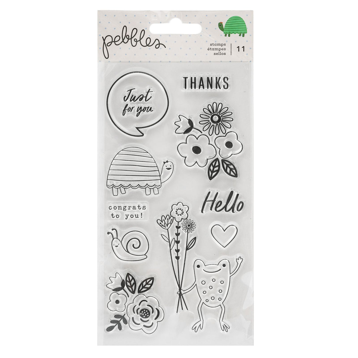 Pebbles Kid at Heart Acrylic Stamp