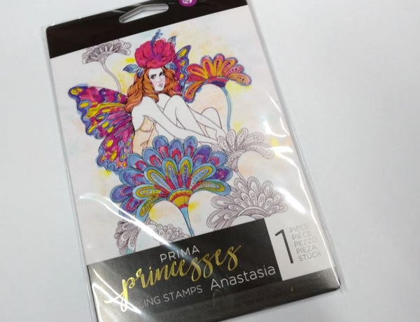 Prima Marketing Anastasia Prima Princesses Cling Stamp 5"X7"