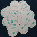 20pcs 1" Circle 3M 467MP Double Sided Adhesive Cutouts