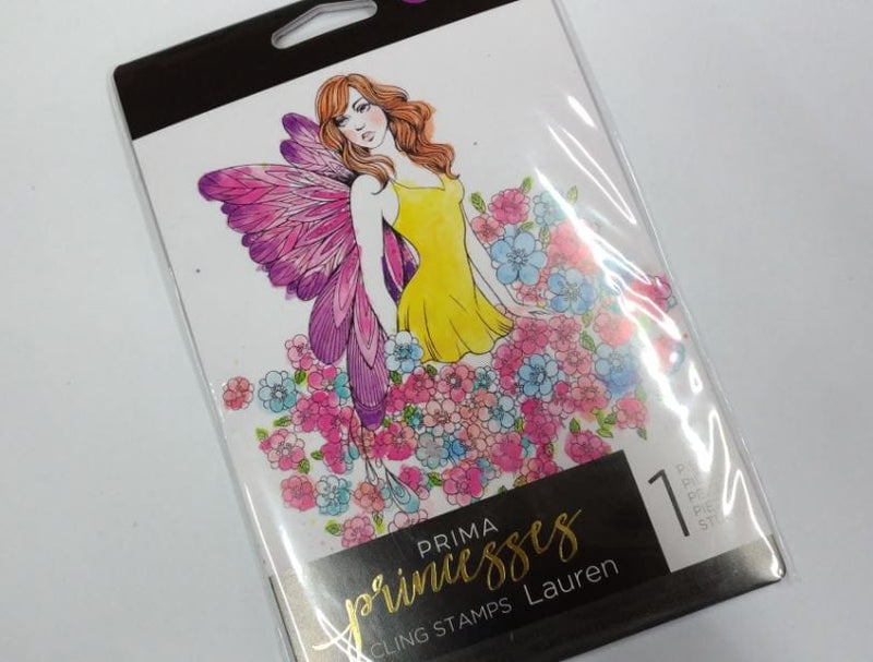 Prima Marketing Lauren Prima Princesses Cling Stamp 5"X7"