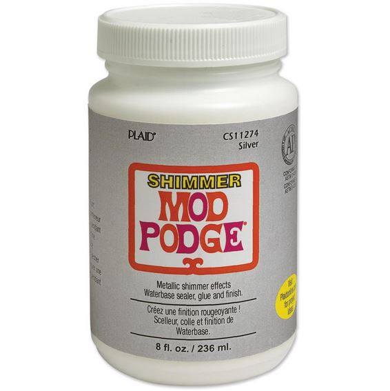 Mod Podge Shimmer Silver