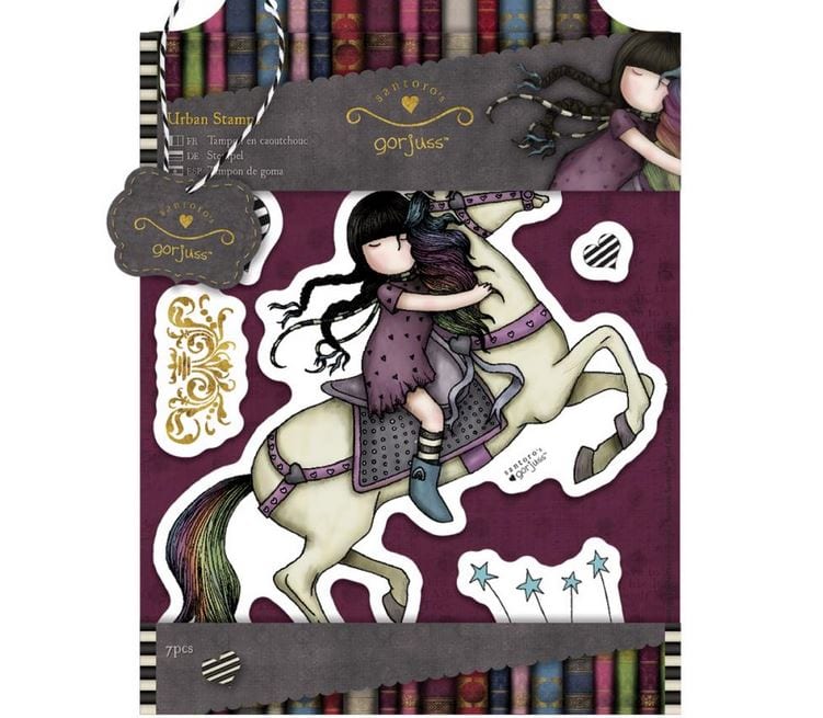 Gorjuss The Runaway, 7 Images Simply Urban Stamps