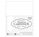 Core'dinations 110lb White Cardstock Smooth Texture Value Pack 8.5"X11" 25/Pkg